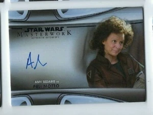 2021 Star Wars Masterwork autograph MWA-AS Amy Sedaris 43/50 rainbow foil - Picture 1 of 1