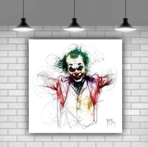 The Joker Print wall art canvas mounted ready to hang various size available - Picture 1 of 10