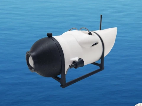 Titan Submersible Replica, Ocean Gate, Oceagate, Titan, Implode,  Implosion Cover
