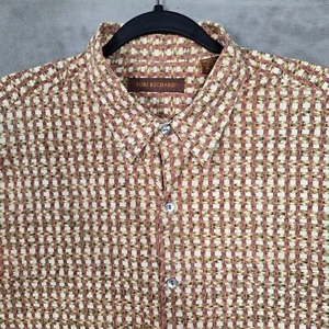 Camisa Hawaiana Tori Richard Para Hombres XL Con Botones Cesta Tejido Estampado Hecha en EE. UU. - Imagen 1 de 9