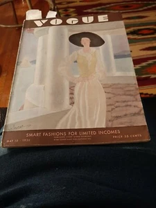 Vogue May 10 1930 lepape Cecil Beaton Steichen Chanel Vionnet Syrie Maugham - Imagen 1 de 11