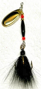 Qualität Inline Musky Spinner 3/4 OZ American Made Big Game Angeln Spinner USA - Bild 1 von 1