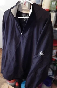 PEBBLE BEACH PERFORMANCE Black MENS JACKET XL 1/4 ZIP Excellent Used Condition. - Picture 1 of 3