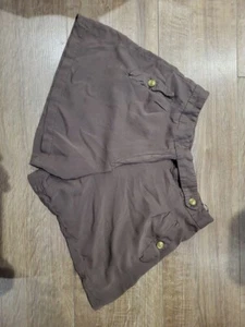 Women’s New Look Brown Viscose Shorts Size 10 - Picture 1 of 3