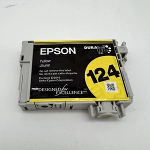 Cartucho de tinta original Epson 124 DuraBrite® Ultra amarillo, caja abierta, sellado. - Imagen 1 de 4