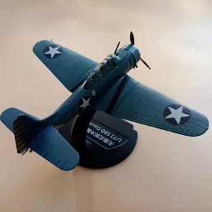 1:72 Alloy Military Model Battle of Midway Douglas SBD Dauntless Bomber Aircraft - Picture 1 of 11