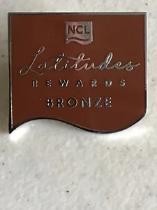 "BRONZE" - NCL Norwegian Cruise Ship Latitudes Rewards Collectible Lapel Pin - Picture 1 of 3
