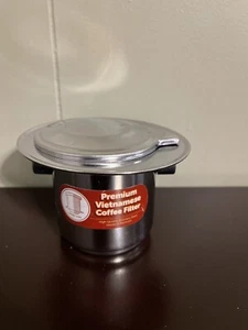 Vietnamesischer Tropfkaffeemaschine Filter. Einzeltassenportion. Inox. 6 oz klein - Bild 1 von 3
