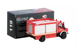 X CAR TOY 1/64 Unimog Fire Rescue Type alloy cartoy Finished Product #119 - Picture 1 of 4