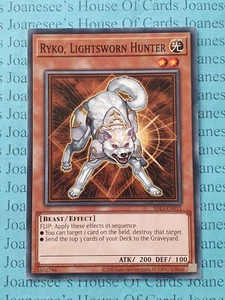 SDLI-DE015 Ryko, Lightsworn Hunter Yu-Gi-Oh Karte (Unl) NM Neu - Bild 1 von 3