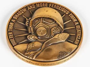 Fallout New California Republic NCR Ranger Grizzly Bear Challenge Coin + Box NEW - Picture 1 of 4
