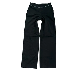 Women’s Versace Black Twill Couture Vintage Pants 24 / 38 - Picture 1 of 4