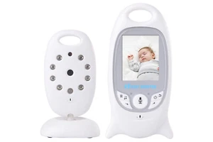 Baby Monitor Wireless Video LCD Audio Visione Notturna Monitoraggio Temperatura - Foto 1 di 6