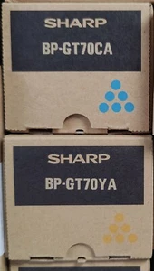 2 Toners SHARP BP-70GT original neuf - carton scellé - Photo 1/1