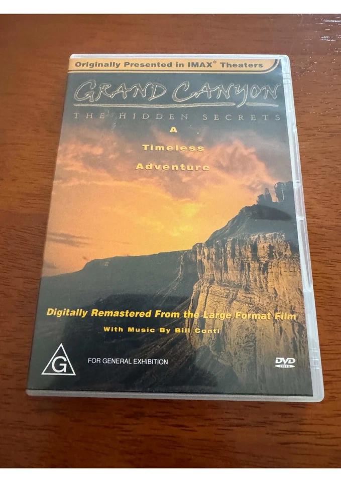 Grand Canyon The Hidden Secrets A Timeless Adventure Dvd Regiob 0 Pal Free Post - Image 1 of 1