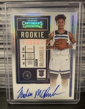 2020-21 Contenders Jaden McDaniels RC Premium Edition Rookie Ticket #144