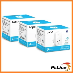 TP-Link Tapo P100 V2 3 PACK Smart WiFi Plug Voice Control Wireless Schedule Time - Picture 1 of 7