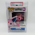 PSA 8.5 Funko Pop Espeon Flocked Amazon Exclusive 884 Pokemon