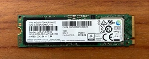 1TB Samsung NVMe PM981 M.2 PCIe3.0x4 SSD 2280 MZ-VLB1T00 Health 80-100% - Picture 1 of 1