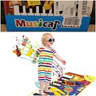 Kids Musical Mats, Music Piano Keyboard Dance Floor Mat Carpet (43.3x14.2in)