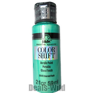 1 Color Shift Metallic Gloss Finish FolkArt Acrylic Paint 2oz - Pick Any Color