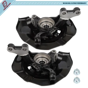(2) Front Wheel Hub Bearing & Steering Knuckle For Toyota Sienna 2004-2009 2010 - Picture 1 of 15