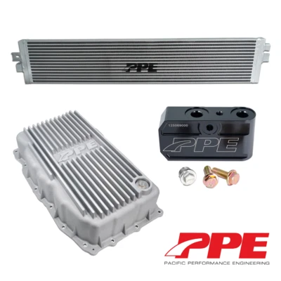 PPE Heavy Duty Transmission Cooling Upgrade Kit For 20-24 GM 3.0L Duramax Diesel - Image 1 of 4