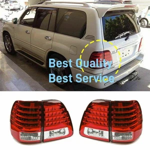 Red Rear Brake Tail Light Lamp LED For Toyota Land Cruiser LC/FZJ/UZJ100 1998-07 - Picture 1 of 8