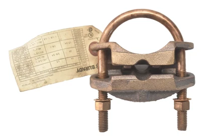 Burndy GAR1829 Mechanical Grounding Connector 2" IPS x 2" To 2-3/8" Rod - Image 1 of 4