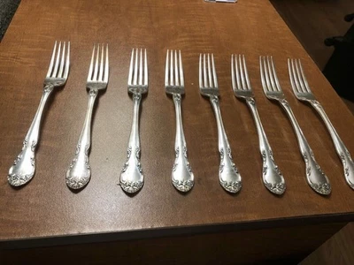 8 piece gorham set FORK .  - Image 1 of 3