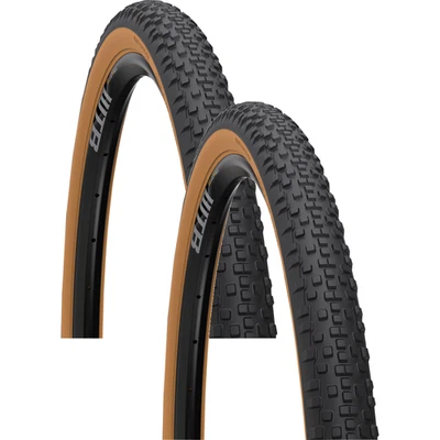 2 Pack WTB Resolute Tire TCS Tubeless Folding Black/Tan Light Fast Rolling - Image 1 of 2