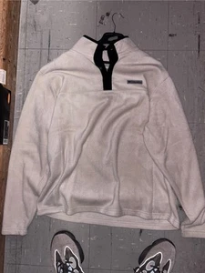 Columbia Helvetia 1/4 Snap Popper Fleece Beige Men’s Size XL - Picture 1 of 3