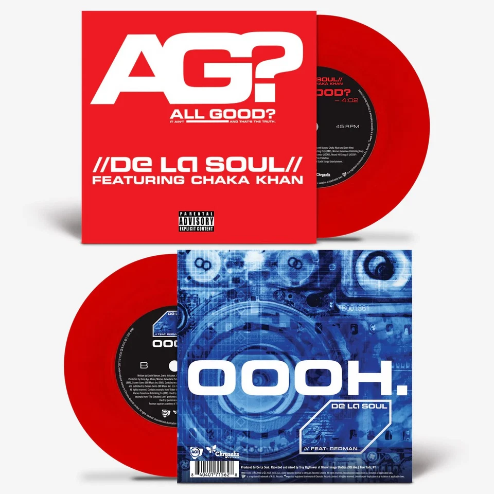 De La Soul All Good?/Oooh. (Vinyl) 7" Single Coloured Vinyl - Bild 1 von 1