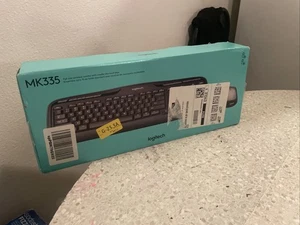 Logitech MK335 Wireless Keyboard And Mouse Combo Black 920-008478 - BRAND NEW! - Picture 1 of 6