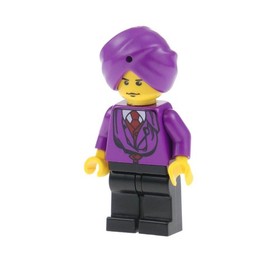1x Lego Minifigure Harry Potter Professor Quirinus Quirrell Turban Purple 4702 hp011
