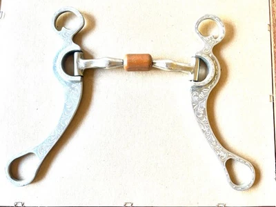 Gravierte Aluminium Wange Billy Inbus Mund 5 1/4" EB Elliott Bit - Bild 1 von 4