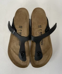 Birkenstock Giezh Sandalen Schwarz Herren Größe 9,5 Neu Ohne Karton - Bild 1 von 4