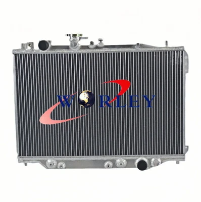 For Mazda 626 MX-6 4cyl 2.2L F2 1987-1992 Auto Aluminium Radiator 2ROW - Image 1 of 4