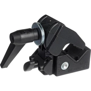 Black Super Clamp Vise Ideal for Photography Equipment with 33 lbs Load Capacity - Picture 1 of 4