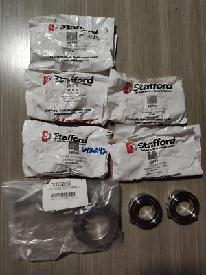 Stafford Acero Inoxidable 2 Piezas Abrazadera Collares Bajo Perfil EE. UU. - Lote de 8 Foto 1 de 2