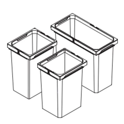 Replacement Inner Waste Bin Only for Vauth Sagel ENVI Space - Image 1 of 4