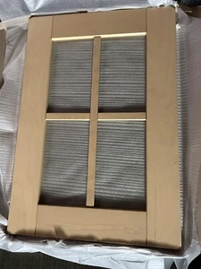 PUERTA COCINA CRISTAL - ABEDUL MACIZO 500 ANCHO X 720mm ALTO - Imagen 1 de 3
