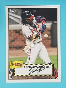2021 Topps Series 1 "1952 Redux" Ronald Acuna Jr Atlanta Braves #T52-45 - Picture 1 of 2