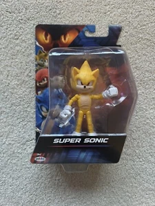 New Sonic The Hedgehog 3 Movie SUPER SONIC 5” Action Figure Jakks Pacific - Picture 1 of 2