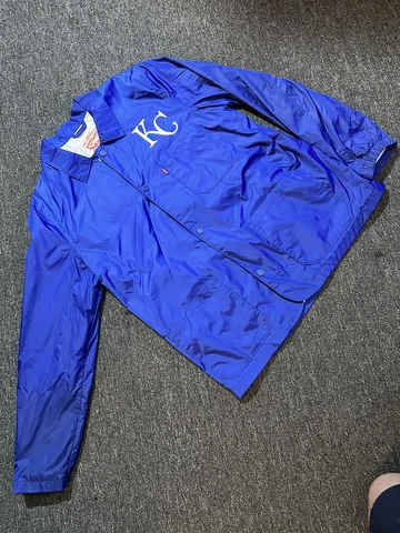 Levi's MLB Kansas City Royals Windbreaker Style Club Jacket Men's Size L $98 Cover