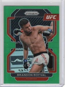 2022 Panini Prizm UFC GREEN PRIZM #149 Brandon Royval