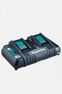 Makita Battery Rapid Charger 18v LXT Li-Ion Cordless Dual DC18RD Genuine Makita - Picture 1 of 2