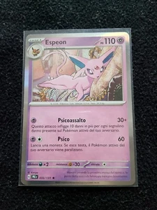 espeon 033/131 holo evoluzioni prismatiche carta pokemon ita - Foto 1 di 1