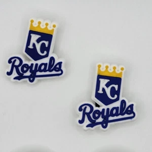 Equipo de béisbol de los Reales de Kansas de la MLB para zapatos de cocodrilo - 2 piezas - Imagen 1 de 1