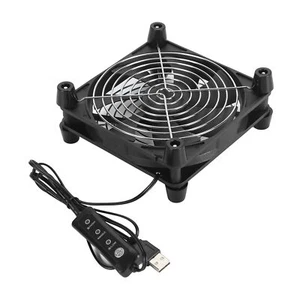 140mm USB Computer Fan With 3 Speed Control 2800RPM Maximum Speed USB Powered - Picture 1 of 9